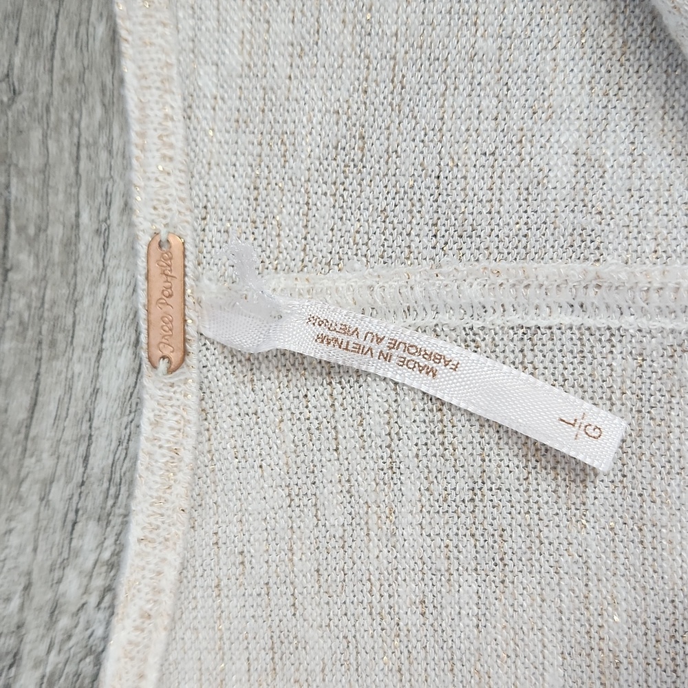 Free People Palmer Shimmer Cowl Neck Top - Picture 5 of 8
